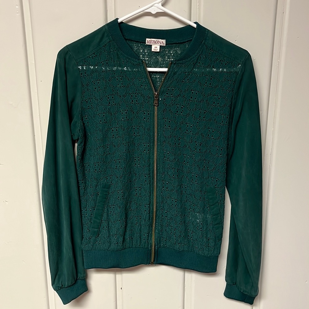 Green Lace Jacket